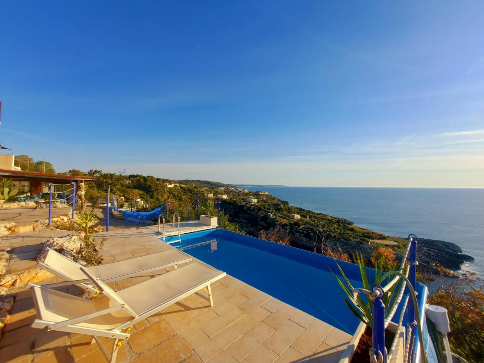 Ville Girasoli "Villa Nella Baia" With Private Swimming Pool Tricase Exterior photo